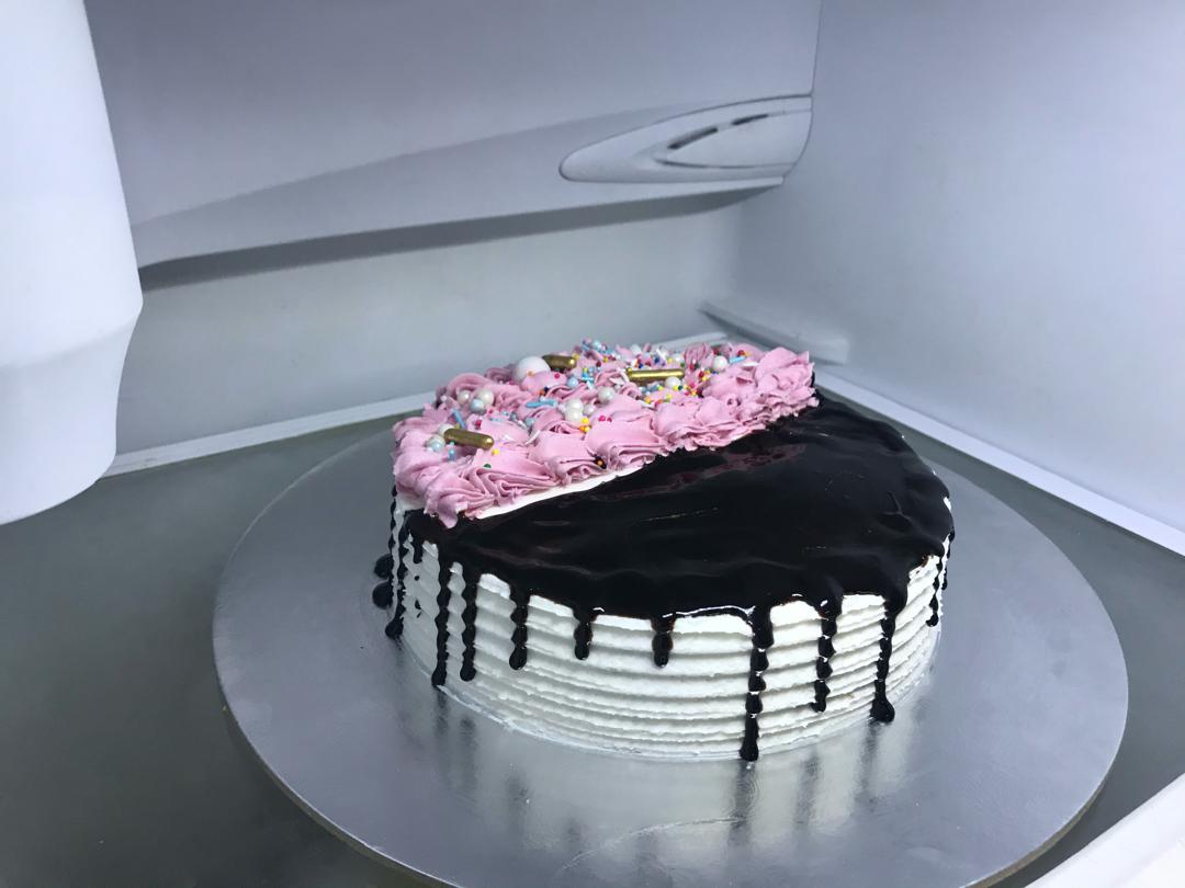 Pink Sprinkle Chocolate Drip