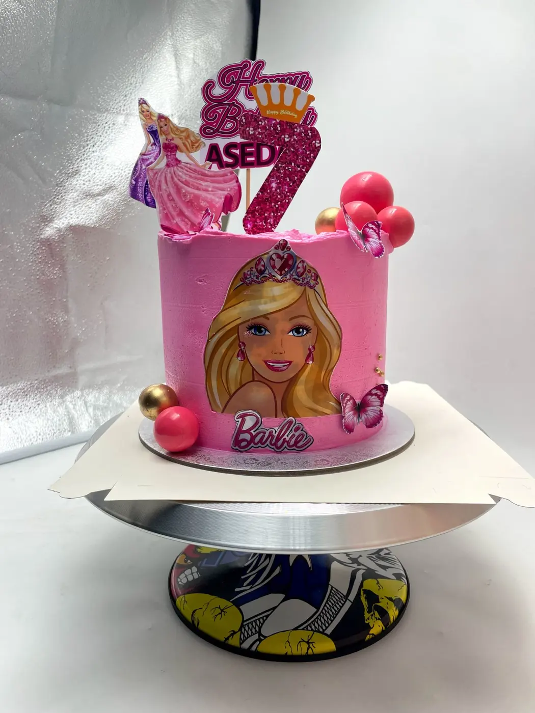 Barbie princess cake for Asedu's 7th birthday 💖